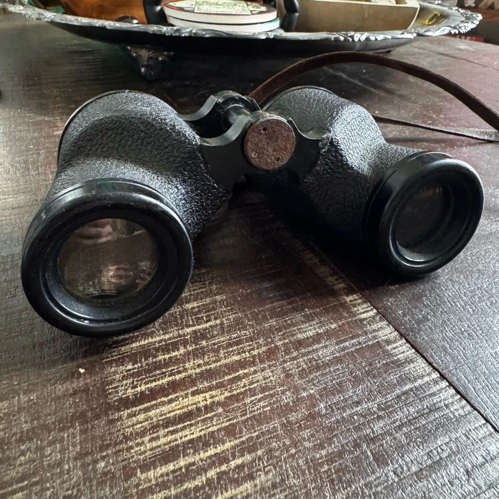 Vintage WWII military binoculars